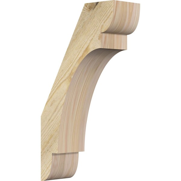 Ekena Millwork 4"W x 10"D x 18"H Olympic Rough Sawn Knee Brace, Douglas Fir BRC04X10X18OLY00RDF - main